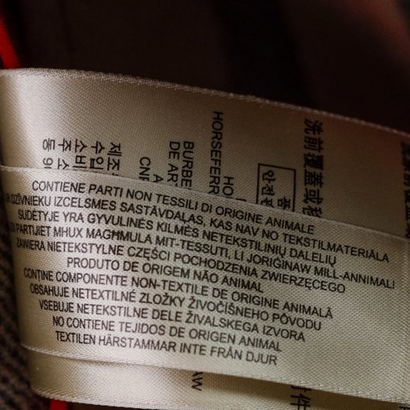 Burberry Brit Red Wool Hooded Coat - Picture 16 of 16